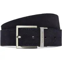 Tommy Hilfiger Reversible Square Buckle Leather Belt