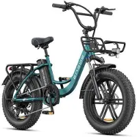 KUKIRIN Elcykel - ENGWE - L20 Boost - 20 tum - Räckvidd 126 km - Batteri 48 V 13 Ah grön