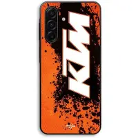 MANIACASE Coque Pour Samsung Galaxy A17 KTM logo Kraftfahrzeuge Trunkenpolz Mattighofen svart