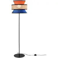 LUCE Design Golvlampa Gazebo, Gul / orange, Vardagsrum / matsal, Textil / tyger / siden, Golvlampa