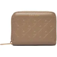 Calvin Klein Embossed Emblem Logo Zip Wallet