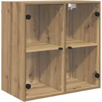 vidaXL Väggskåp Artisan Ek 68 x 37 x 68,5 cm Konstruerat trä
