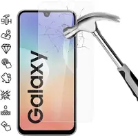 Mtp Products Samsung Galaxy M17 Skärmskydd av härdat glas - 9H - Case Friendly - Genomskinlig