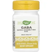 Nature'S Way , GABA, 250 mg, 60 Vegan Capsulor