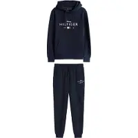 Tommy Hilfiger Träningsoverall marinblå / röd / vit