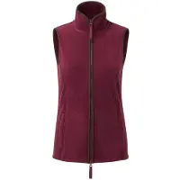 Premier Kvinnor/Damer Artisan Fleece Gilet (Bourgogne/brun)