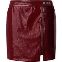 Pepe Jeans för kvinnor. PL9011898 Ruby kjol vinröd (S), Casual, Parti, Polyester, Bordeaux