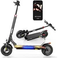 IScooter iX3 Vuxen City Vikbar Elektrisk Skoter 800W Motor 48V10Ah Batteri 10 Tum Off Road Luftdäck Urban Pendling EScooter svart