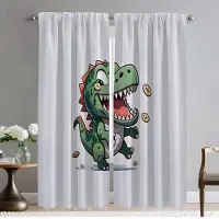 Household supplies MH Myggnät för vardagsrumsgardin Liten dinosaurie avdelare Heminredningsgardiner 2 stycken Skärmar Kök Mörkläggning W50xH70cmx2pcs-CL