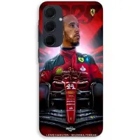CAPACHEAP Skal till Samsung galaxy A35 Lewis Hamilton Ferrari officiell Maniacase svart