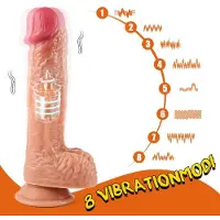 Docklandet AeroThrust Telescopic Dildo – 8 Lägen, Rotation & Sugkopp