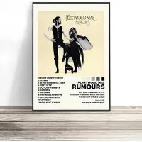Aidegou21 Fleetwood Mac Musikrykten Musik Albumomslag Väggkonstbilder Affischer Canvastavlor för vardagsrumsdekorationer Heminredning 60*90cm