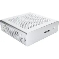 Honor Electronics G60S HTPC Chassi Full Aluminium DCATX Strömförsörjning MiniITX-låda för Stationär Dator(Silver USB2.0) silver