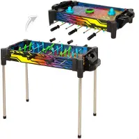 Cb Games Ambassador-foosball & Air Hockey Neon Arcade 2 In 1 Brädspel