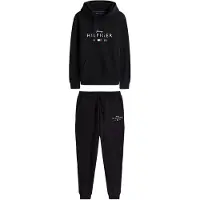 Tommy Hilfiger Träningsoverall marinblå / röd / svart / vit