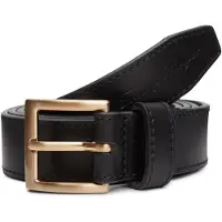 Tommy Hilfiger Logo Square Buckle Leather Belt