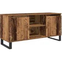 vidaXL TV-skåp Gammalt trä 104 x 35 x 50 cm Konstruerat trä