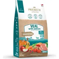 Pokusa Premium Selection Kalvkött Med Lax Vuxen Hundfoder 12 Kg
