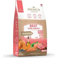 Pokusa Premium Selection Valp Nötkött Med Lax Hundfoder 12 Kg