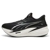 Puma MagMax Nitro 2 Black White SS26 Sneakers, Size 42 - EUR