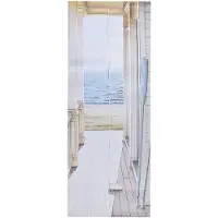 OutsideWorld 2 st Dörrklistermärke PVC-material 3D visuella effekter Lätt att rengöra Avtagbart Vattentätt Oljebeständigt