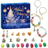 Cosy Homes Jul Adventskalender DIY Berlockpärlor och 2 Armband 24 Dagar Nedräkningskalender Julklapp