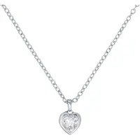 Ted Baker Hannela silverfärgad hjärthalsband 06-TBJ1681-01-02
