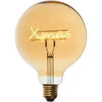 LUEDD Jul E27 LED-lampa G125 Bärnsten 1,8W 100 lm 1800K