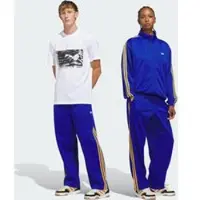 Adidas - Byxor - Superfire Track Pant Team Royal Blue/Preloved Yellow för UnisexBomull - Storlek M - Blå