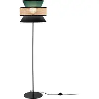 LUCE Design Golvlampa Gazebo, Grön, Vardagsrum / matsal, Textil / tyger / siden, Golvlampa