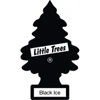 Little Trees Black Ice Hanging Air Freshener – 3 stuks