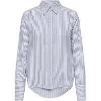 ONLY Blus 'ONLBerit' marinblå / vit