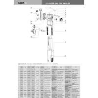 Aquael 107403, 300 l, 890 g, 95 mm, 125 mm, 280 mm