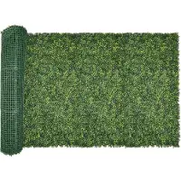 Vevor Konstgräsväggpaneler, 40 x 120 tum, Milan Grass Greenery Boxwood Panel för inomhus- och utomhusgröndekor och murgröna, avskild bakgrund, vägghäckskärm för trädgård