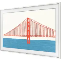 Samsung 75" ram till The Frame (2021-2025, ej Frame Pro) White
