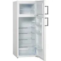 Scandomestic Standard CBF211WD - Kylskåp/frys - toppfrys - bredd: 54 cm - djup: 55.1 cm - höjd: 142.8 cm - 211 liter - Klass D - vit