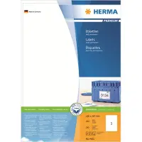 Herma Premium - Papper - matt - permanent självhäftande - vit - A4 (210 x 297 mm) 200 etikett (er) (200 ark x 1) laminerade etiketter