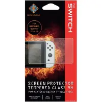 Deltaco GAMING GAM-151 - Skärmskydd för spelkonsol - glas - 7 - CrystalClear - för Nintendo Switch OLED