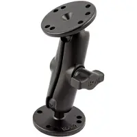 Ram Mounts Universal Double Ball Mount With Two Round Plates B Size Medium Enkelpivotarm