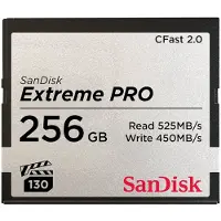 SanDisk Minneskort Extreme Pro CFast 2.0 256GB 525MB/s