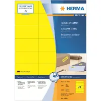 Herma Etiketter 70 x 37mm | gul | 4406 | 2.400st