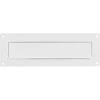 Burg wachter 32470 PORTA 796 W Brevspår Aluminium, stålplatta Vit