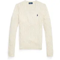 Ralph Lauren för kvinnor. 211971870011 Kimblery beige tröja (M), Casual, Bomull