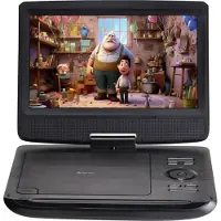 Denver MT-1097 bärbar DVD-spelare 10 1024 x 600 pixlar, svart