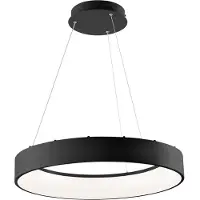 LUCE Design Pendellampa Noah, Svart, Vardagsrum / matsal, Aluminium / grå / zink, Modern
