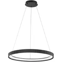 LUCE Design Pendellampa Niike, Svart, Vardagsrum / matsal, Metall, Modern