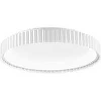 LUCE Design LED taklampa Niike, Vitt / opal, Vardagsrum / matsal, Metall, Modern, LED-taklampa