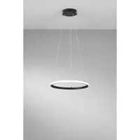 LUCE Design Pendellampa Axis, Svart, Vardagsrum / matsal, Metall, Modern