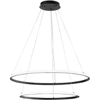 LUCE Design Pendellampa Axis, Svart, Vardagsrum / matsal, Metall, Modern