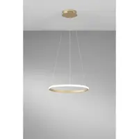 LUCE Design Pendellampa Axis, Mässing / guld, Vardagsrum / matsal, Metall, Modern